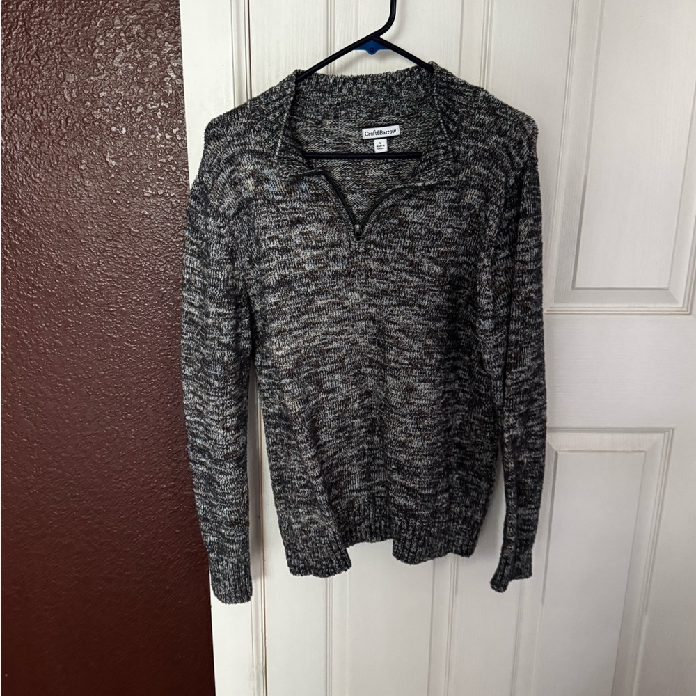 Calvin Klein Women's Marled Gray Cowl Neck Sweater